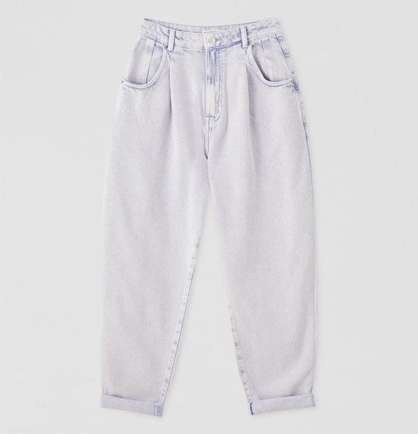 pantalones slouchy pull and bear