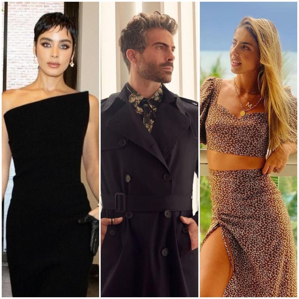 Esmeralda Pimentel, Osvaldo Benavides y Michelle Renaud