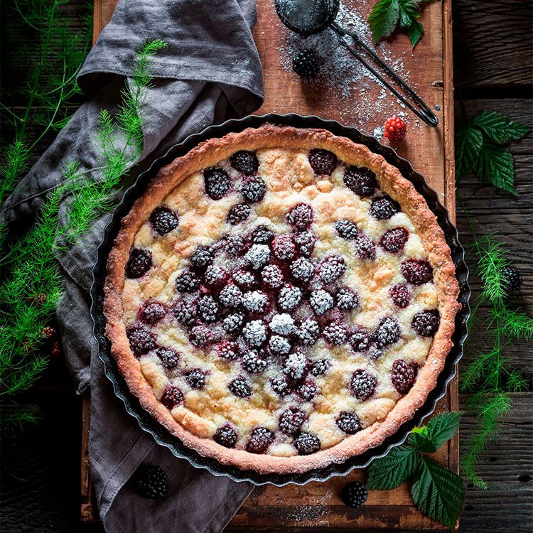 Tarta de moras