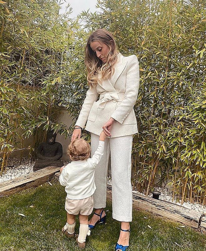 Marta Castro y su hijo Hugo