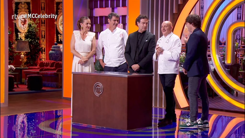 El chef Toño Pérez de visita en MasterChef Celebrity