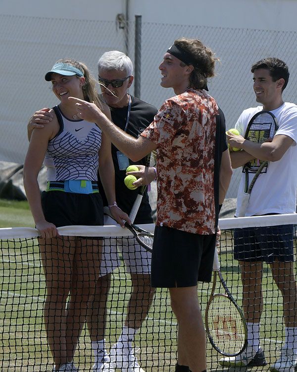 Paula Badosa y Stefanos Tsitsipas