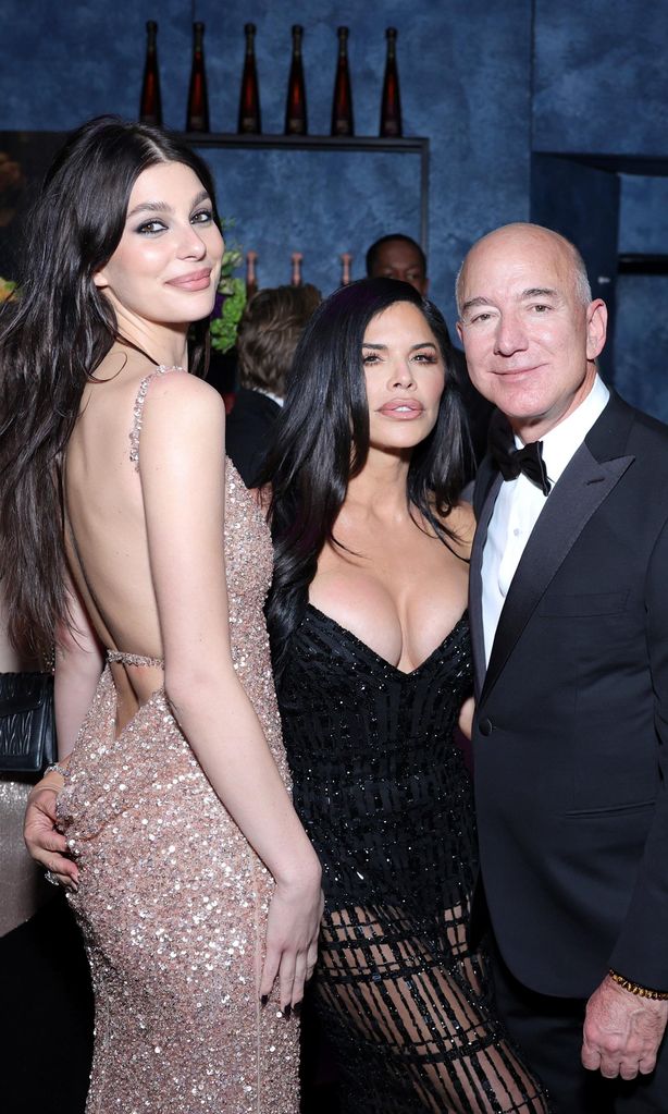 Camila Morrone, Lauren Sanchez, Jeff Bezos