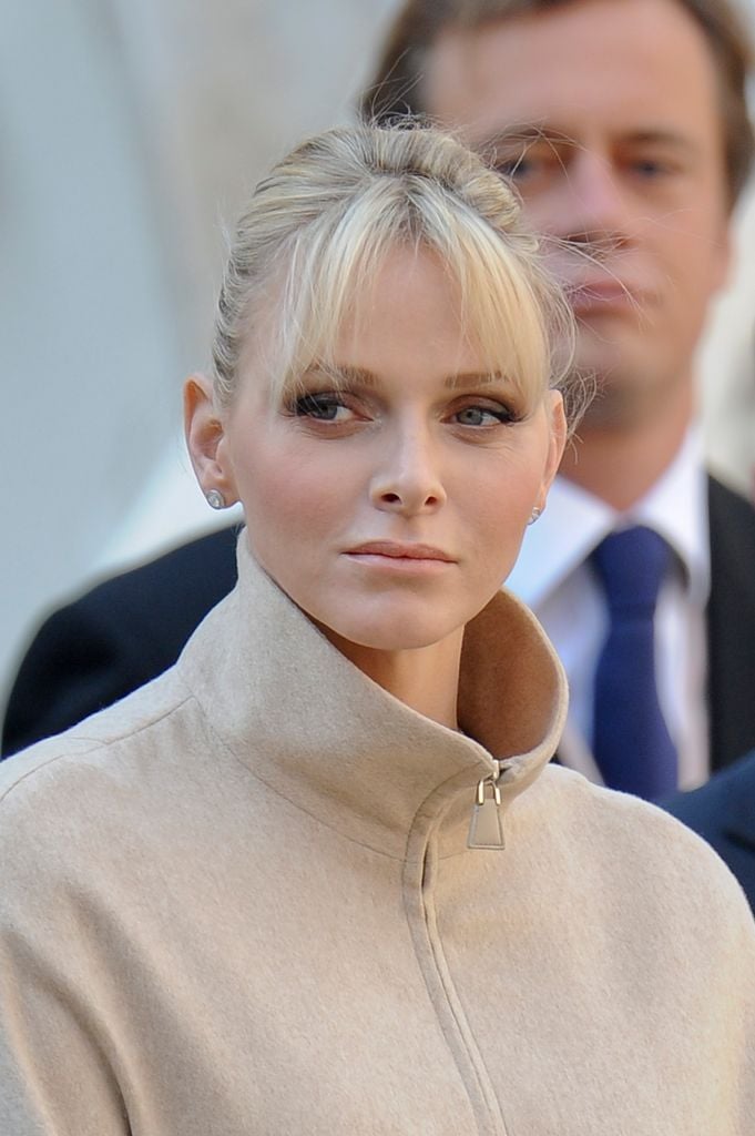 Princess Charlene during Monaco's national day , Saturday Nov. 19, 2011.