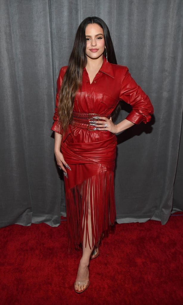 rosalia attends the 62nd annual grammy awards