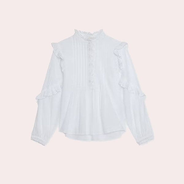 Una blusa blanca para niña modelo 'Timmy' de Zadig & Voltaire