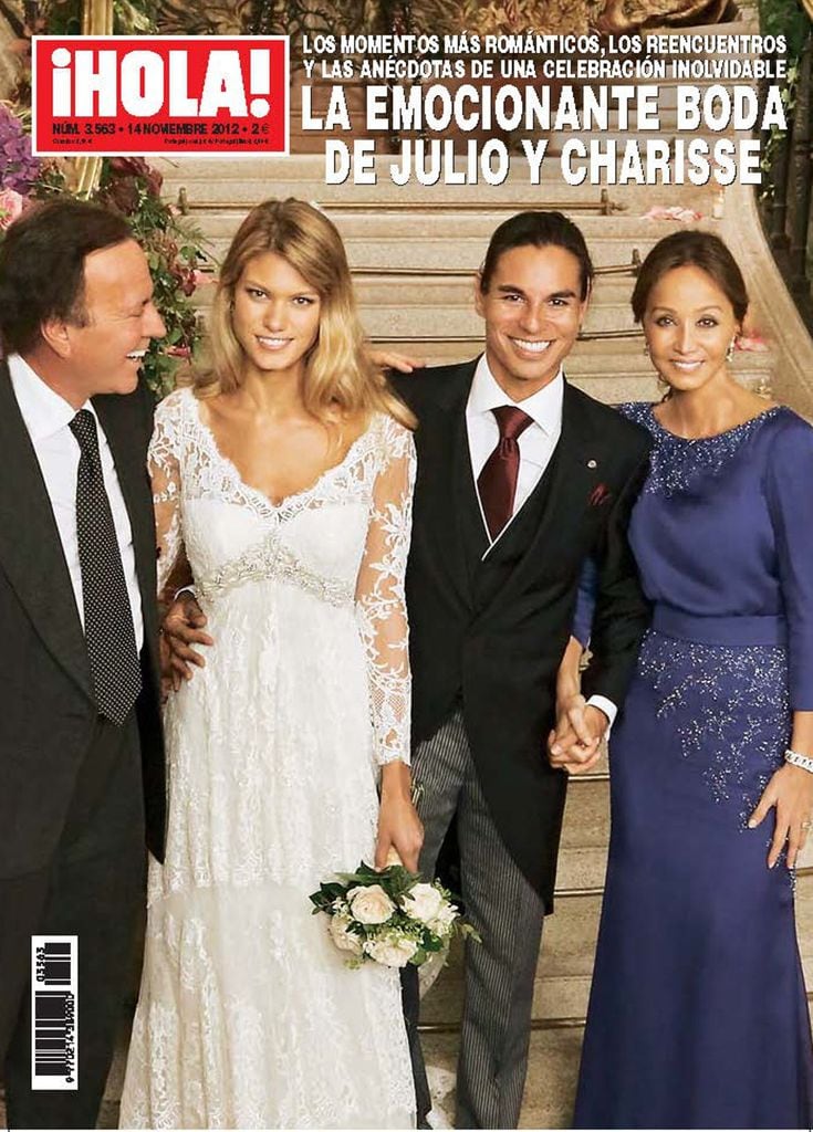 Boda de Julio Iglesias Jr. y Charisse Verhaert