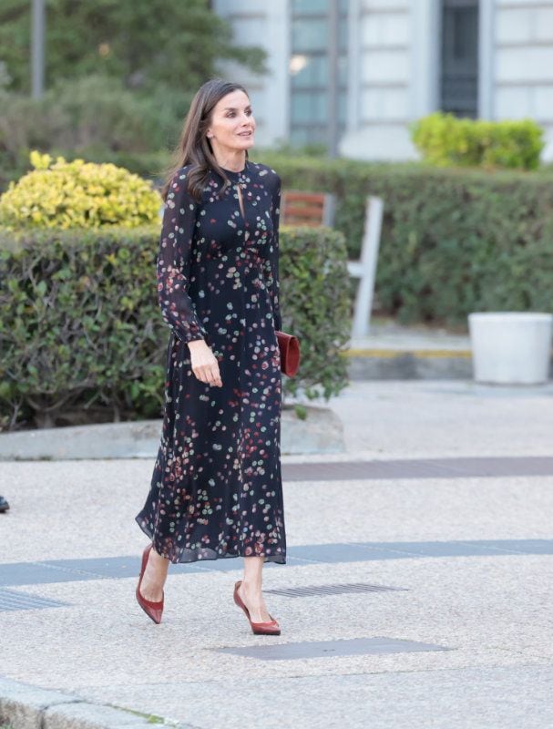 Reina Letizia en la Biblioteca Nacional