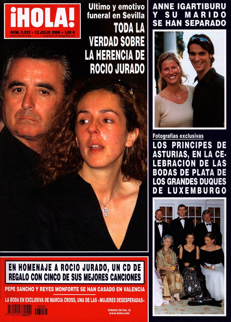 Herencia Rocío Jurado en ¡HOLA! en 2006