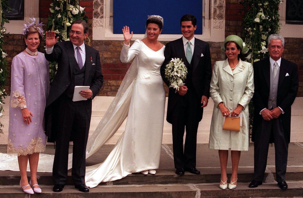 Alexia de Grecia y Carlos Morles en el día de su boda