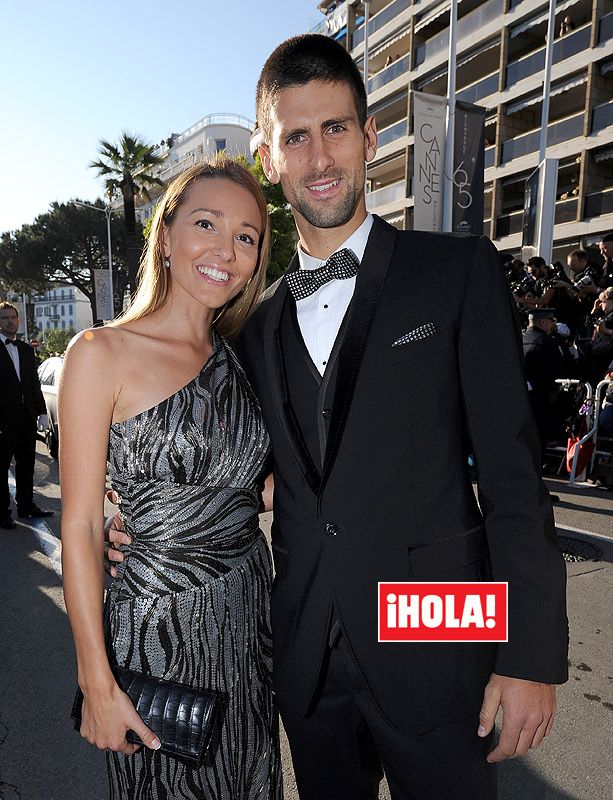 Jelena y Novak Djokovic