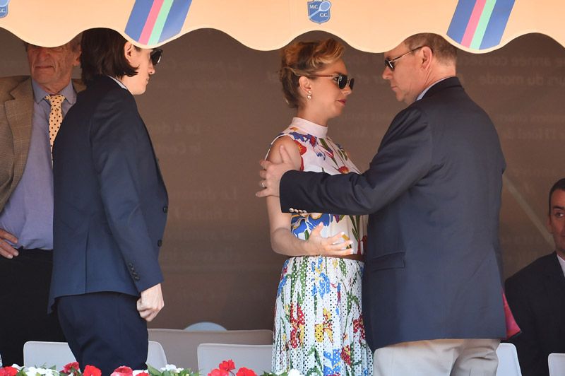 Alberto de Mónaco con su hija, Jazmin Grimaldi