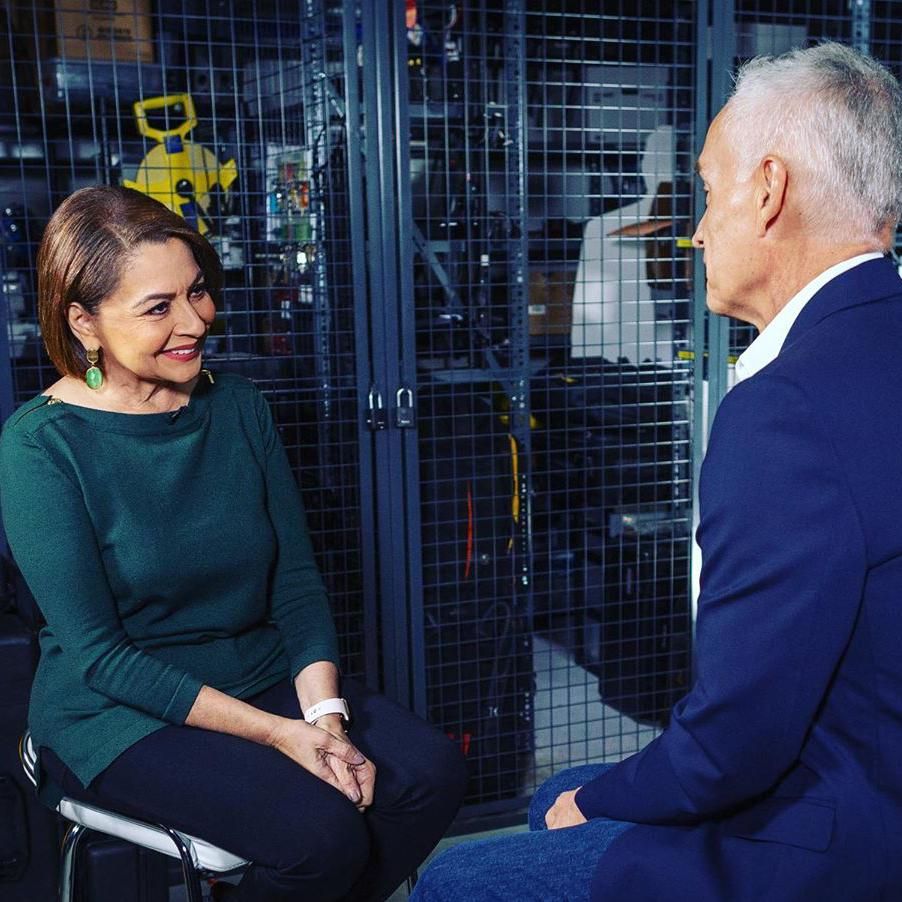 María Antonieta Collins y Jorge Ramos