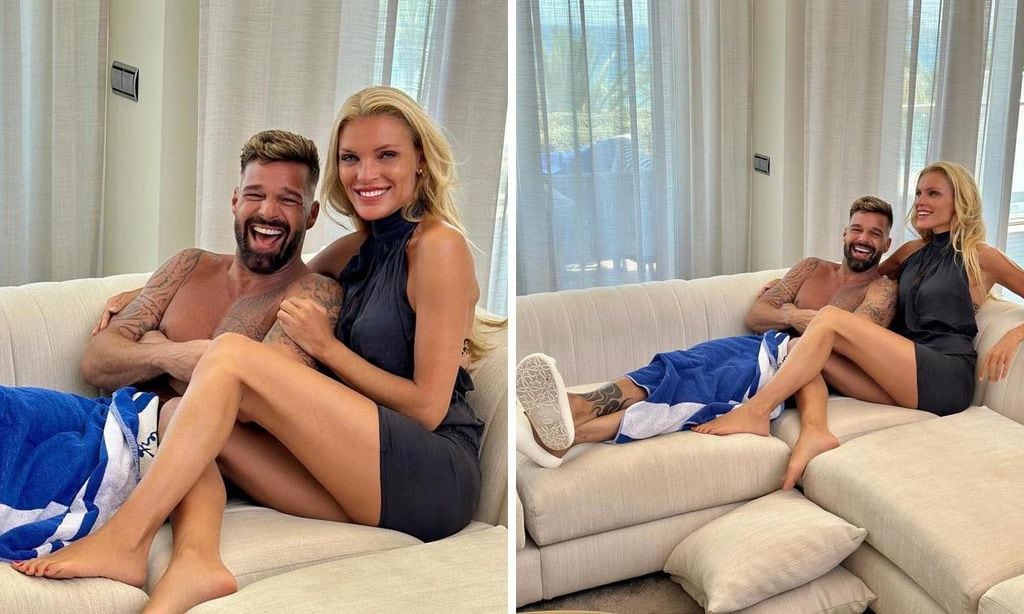 Ricky Martin, tras su divorcio, posa muy cariñoso con dos grandes amigas |  ¡HOLA!