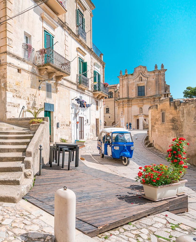 Calles de Matera, Italia