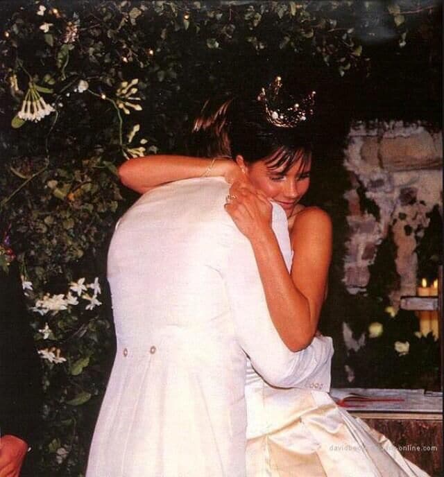 Victoria y David Beckham, en su boda