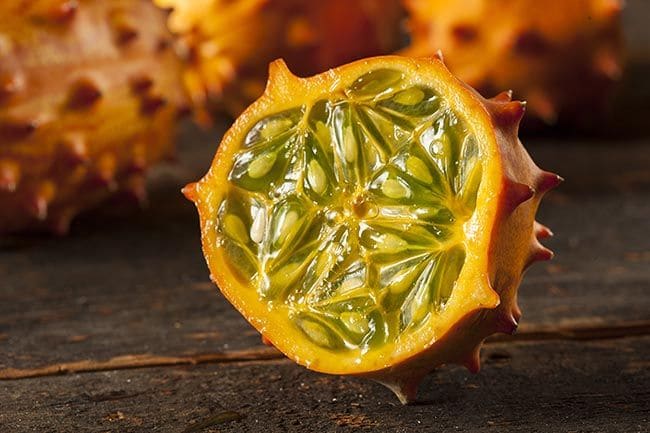 Kiwano o Melón con cuernos