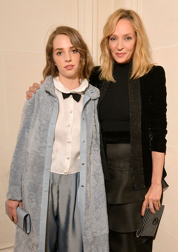 uma thurman y su hija