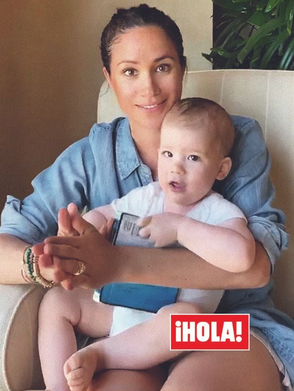 Meghan Markle con su hijo Archie