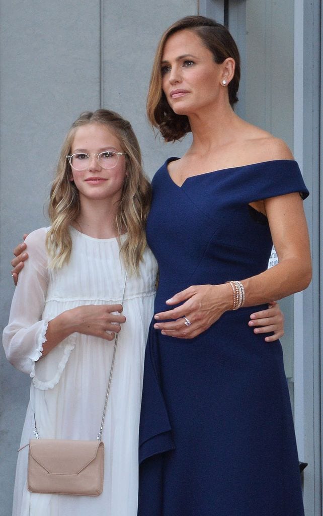 Violet Affleck y Jennifer Garner