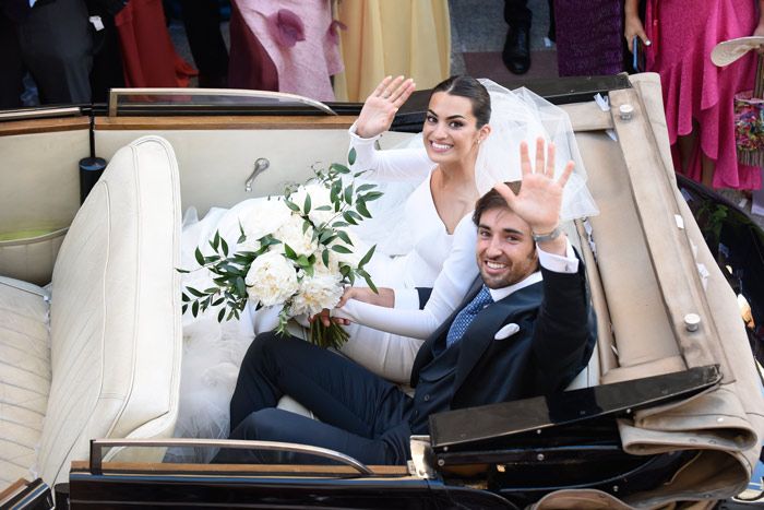 Marta Lozano y Lorenzo Remohi en su boda