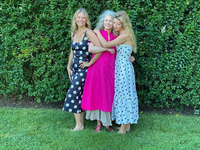 Blythe Danner, Gwyneth Paltrow y Apple Martin