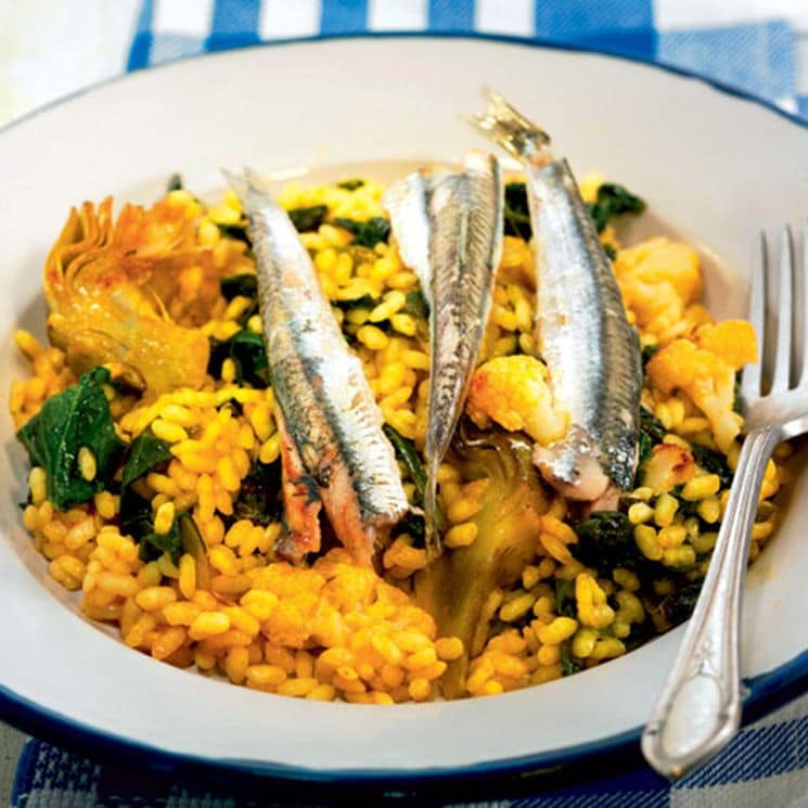 arroz boquerones