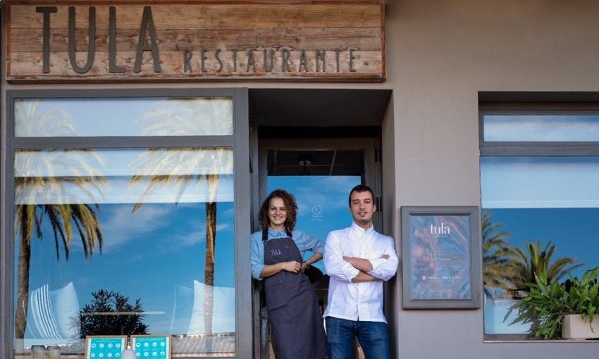 Clara Puig y Borja Susilla del restaurante Tula, en Jávea