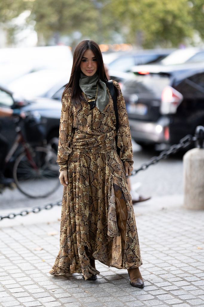 Vestido largo para otoño