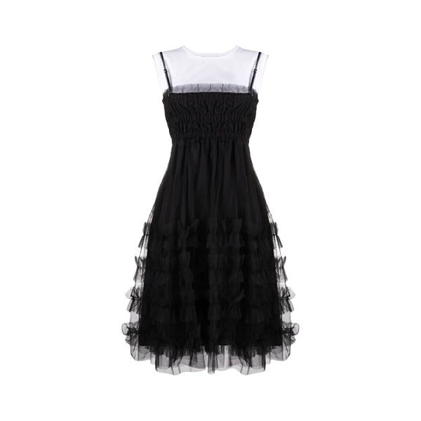 vestido negro farfecth