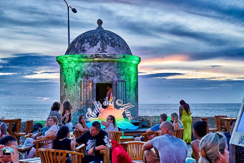 Café del Mar, Cartagena de Indias, Colombia