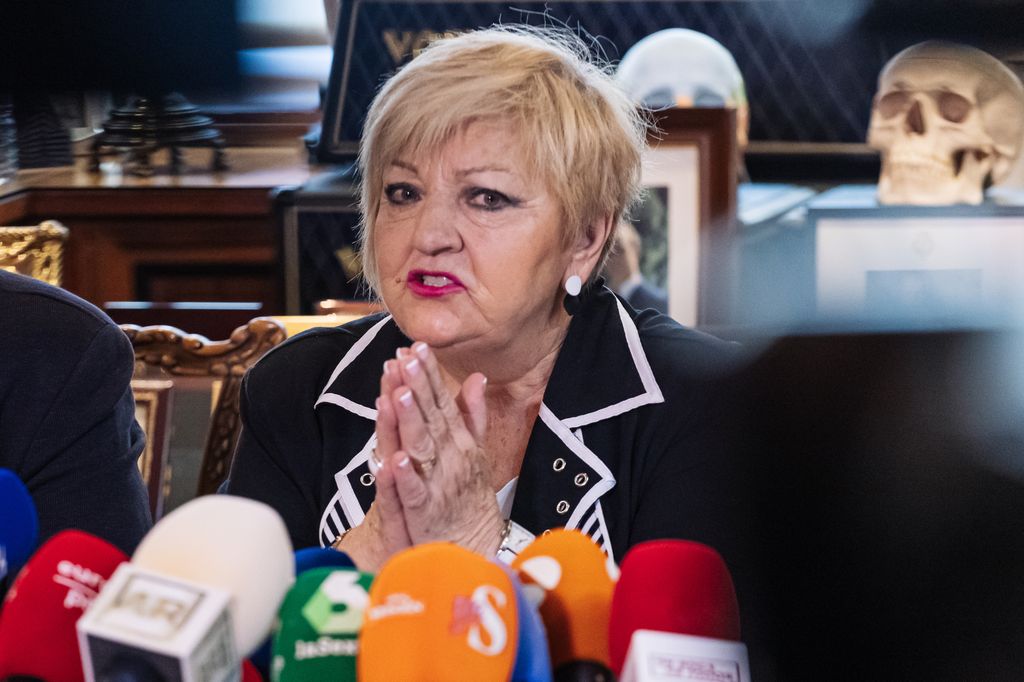 La abogada de Daniel Sancho, Carmen Balfagón, durante una rueda de prensa sobre Daniel Sancho, a 12 de enero de 2024, en Madrid 