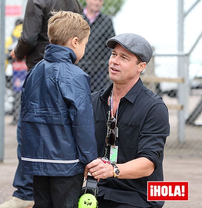 Brad Pitt con Knox