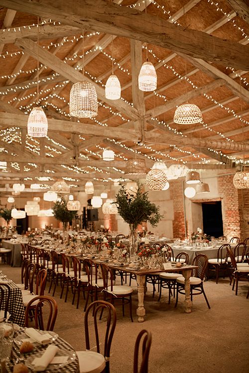 Una boda tipo banquete en otoño o verano