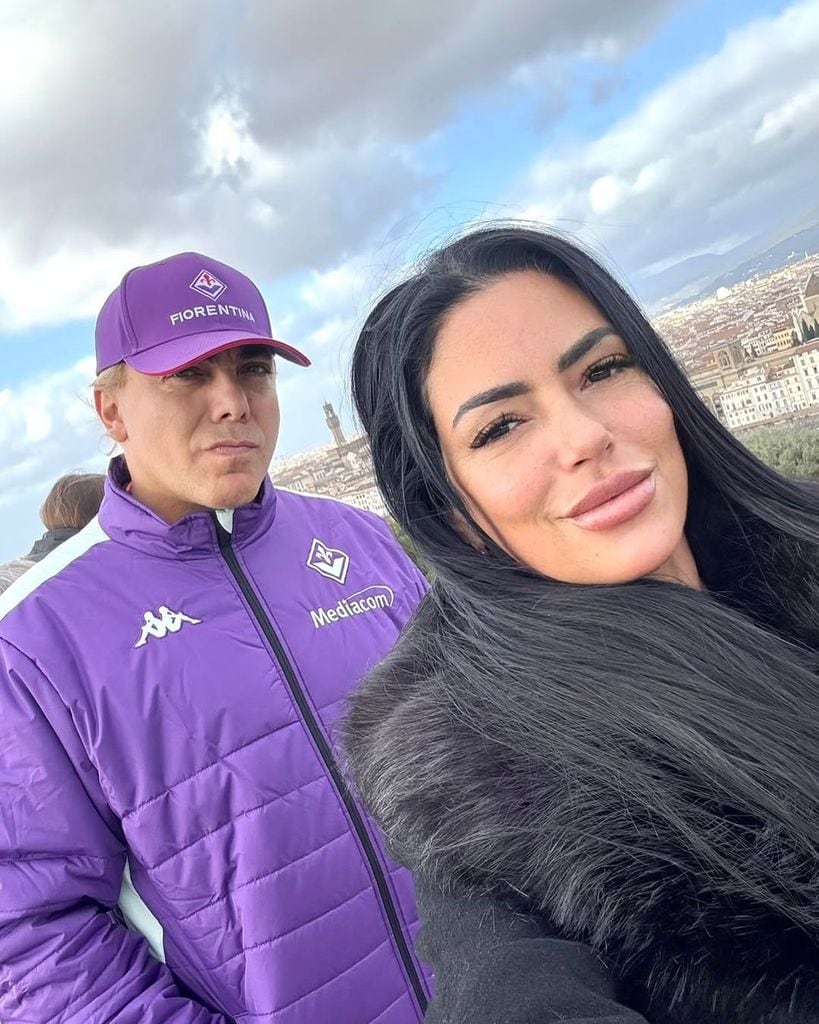 Mariela Sánchez y Cristian Castro en Florencia.