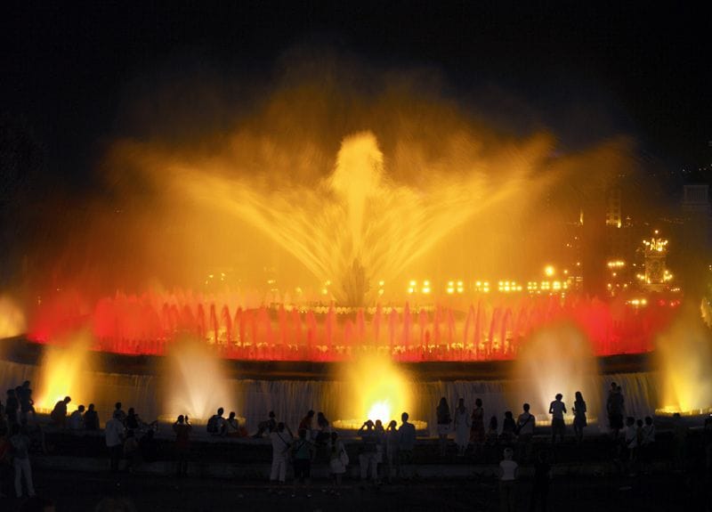 Montjuic fuente barcelona 