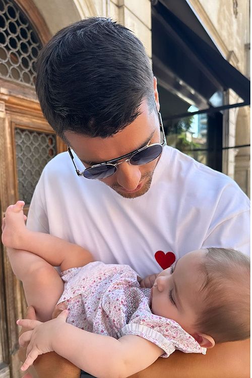 Álvaro Morata y su hija Bella