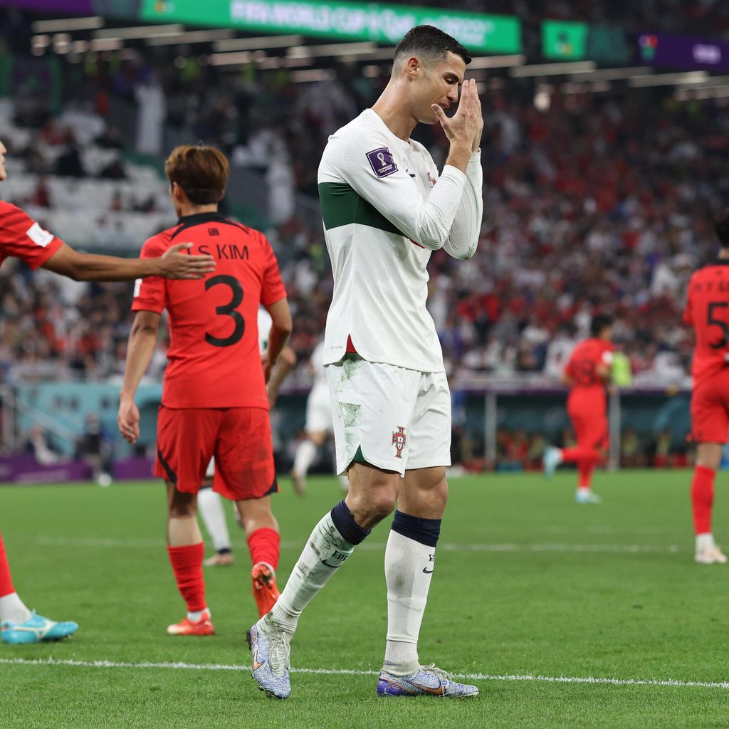 Cristiano Ronaldo en el partido de Portugal contra Corea del Sur