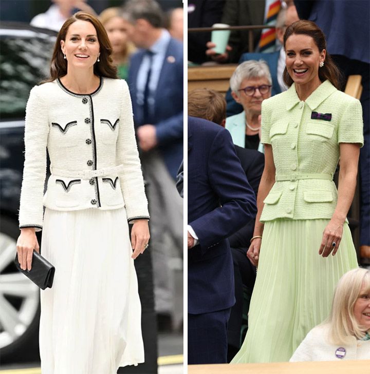 La princesa de Gales acierta con un nuevo vestido cítrico y sus pendientes de perlas 'coliflor'