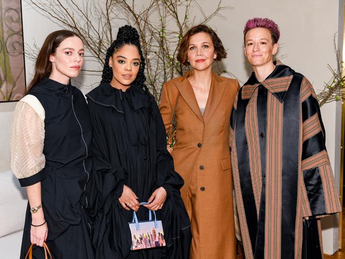 Hailey Benton, Tessa Thompson, Maggie Gyllenhaal y Megan Rapinoe