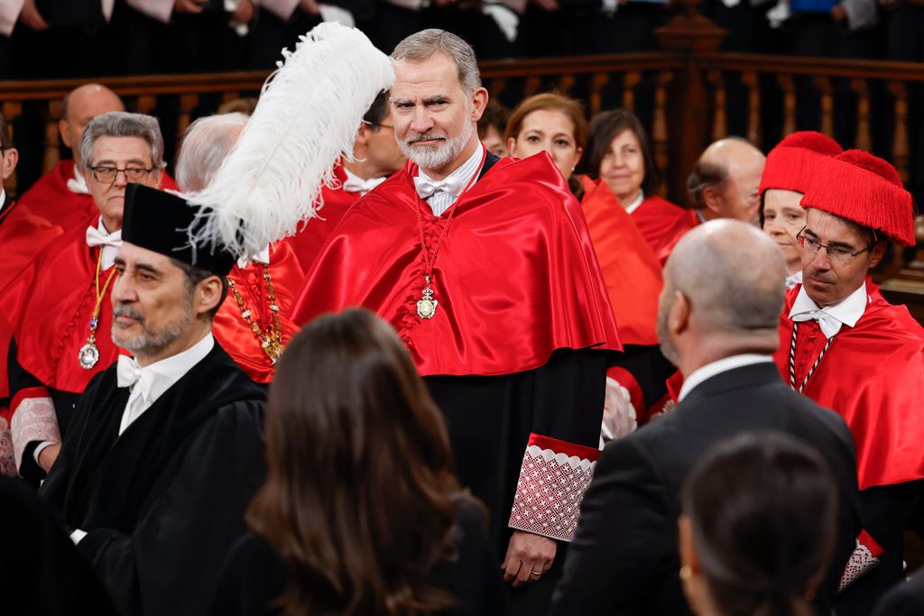 El rey Felipe VI investido como doctor honoris causa por la Universidad de Alcalá de Henares