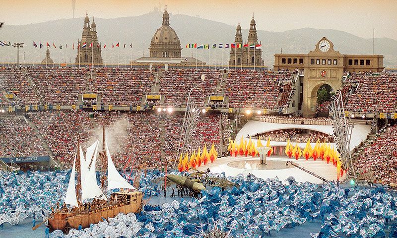 Ceremonia inaugural Juegos Olímpicos Barcelona