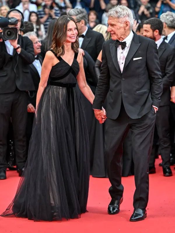 El incómodo momento que vivieron Calista Flockhart y Harrison Ford en Cannes