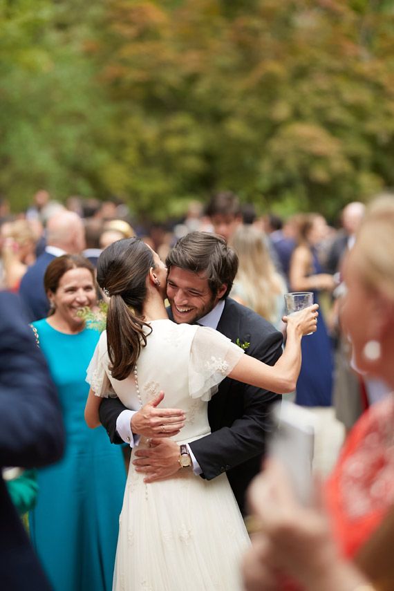 Laura Corsini en su boda