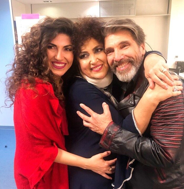 Ana Victoria, Diego Verdaguer y Amanda Miguel