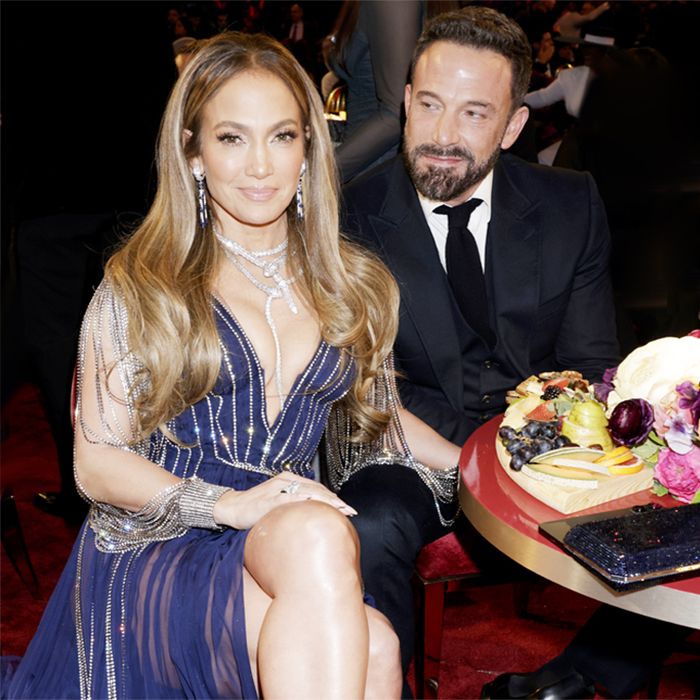 Jennifer Lopez y Ben Affleck en los premios Grammy