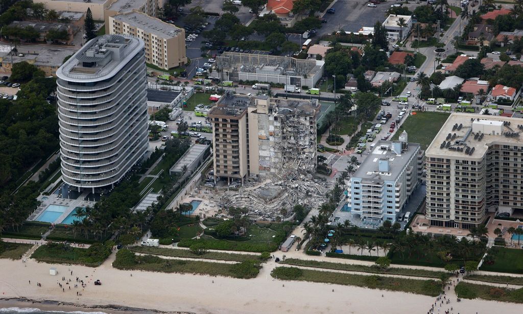 colapso edificio en miami beach