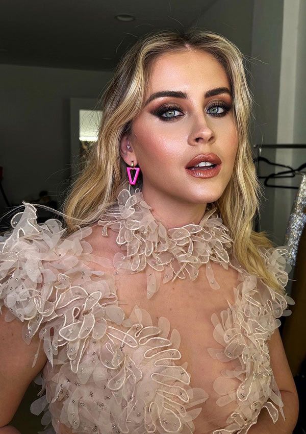 Valentina Ferragni con vestido de Valenzuela