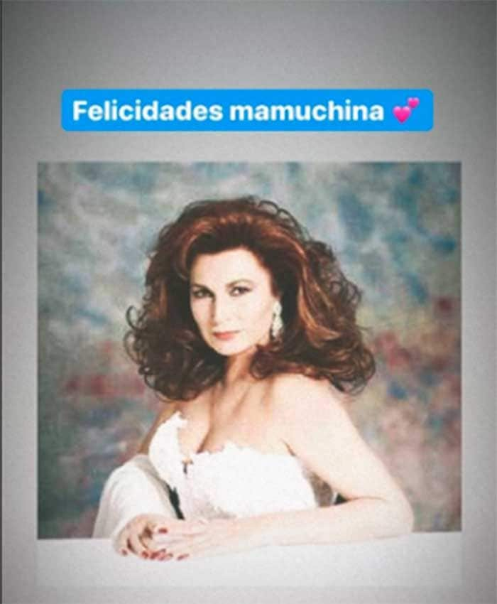 Gloria Camila felicita a su madre en Instagram