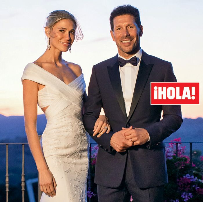 Carla Pereyra y Diego Simeone en ¡HOLA!: su romántica boda en la Toscana